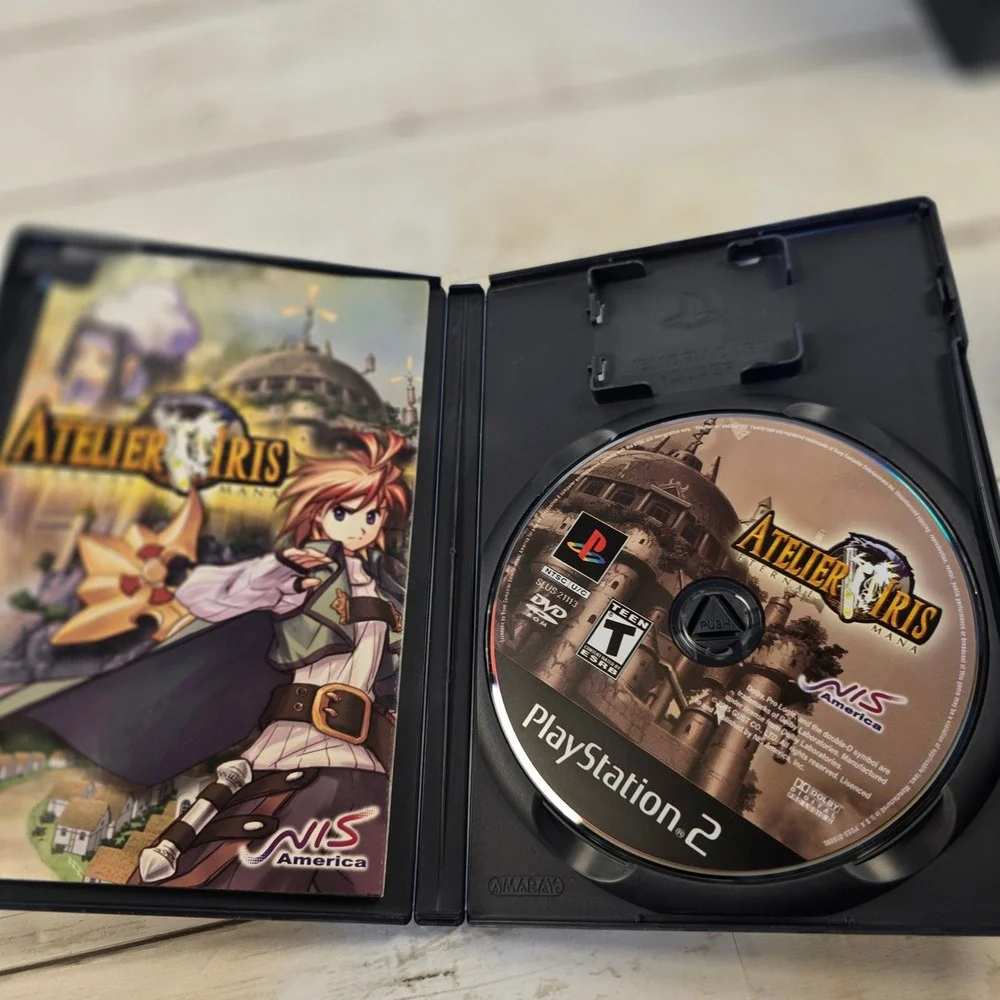 Atelier Iris Eternal Mana Sony PlayStation 2 PS2 RPG NIS America CIB SLUS 21113